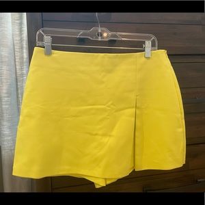 BNWT English Factory skort, lime green / neon yellow, L
